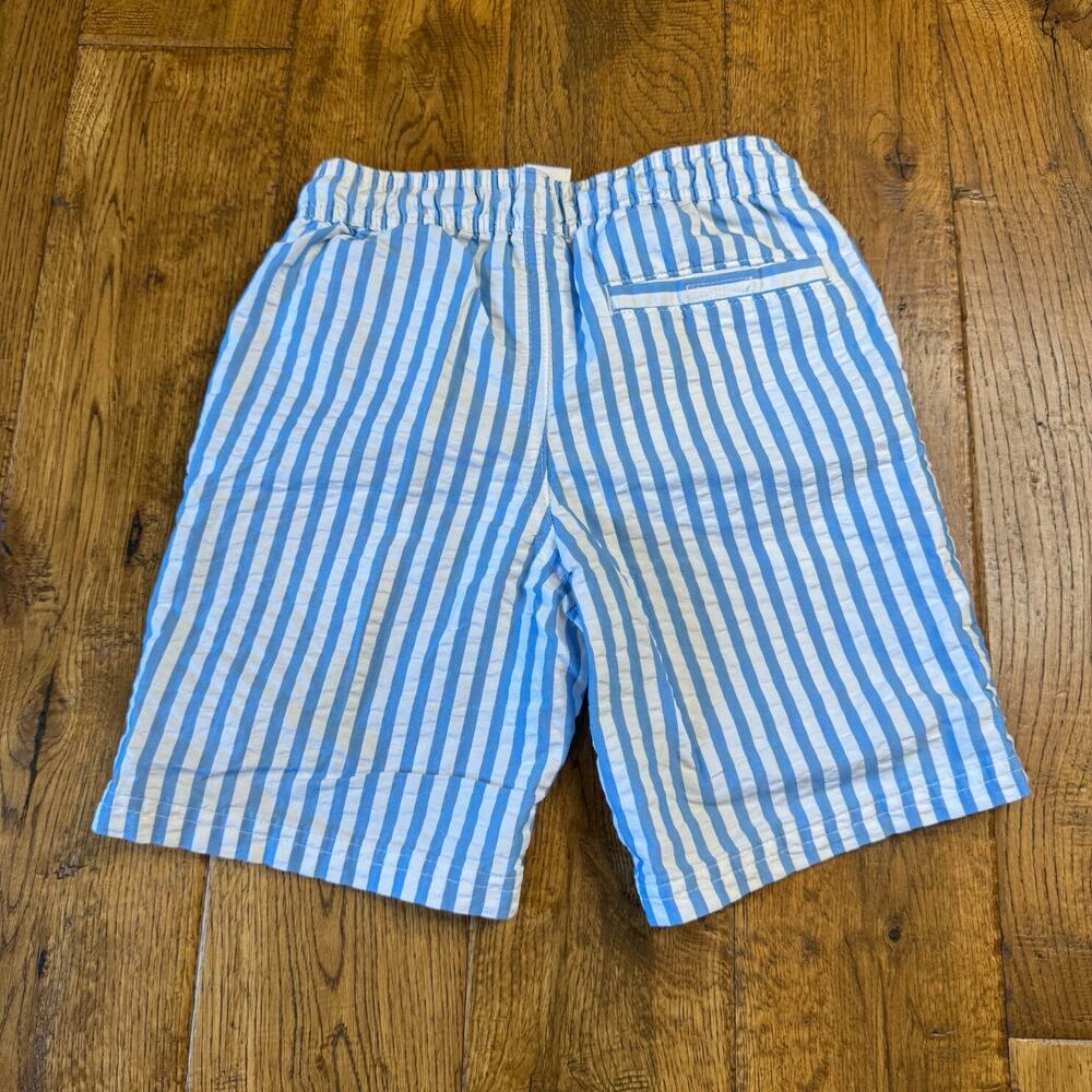 Lot of 7 Boys Summer Clothing Sz 6/7 Swim Trunks Adjustable Shorts Shirts Messi - Picture 15 of 15